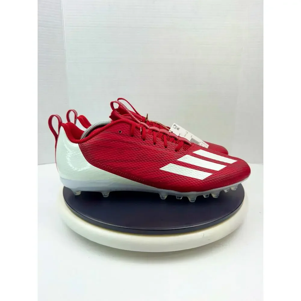 Adidas Adizero Spark Mens 13.5 Team Power Red Cloud White GV9086 Football Cleats